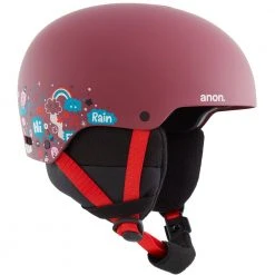 Aktion 👍 Anon Rime 3 Snowboardhelm Doodle Red Kinder 🛒
