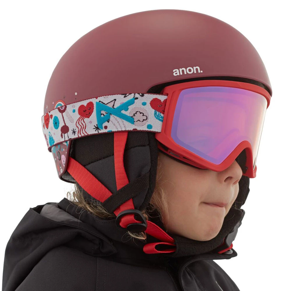 Aktion 👍 Anon Rime 3 Snowboardhelm Doodle Red Kinder 🛒 4 Aktion 👍 Anon Rime 3 Snowboardhelm Doodle Red Kinder 🛒 – Bild 4