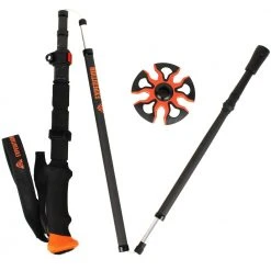 Brandneu ???? Union Carbon Poles Teleskopstöcke Orange Damen, Herren ????