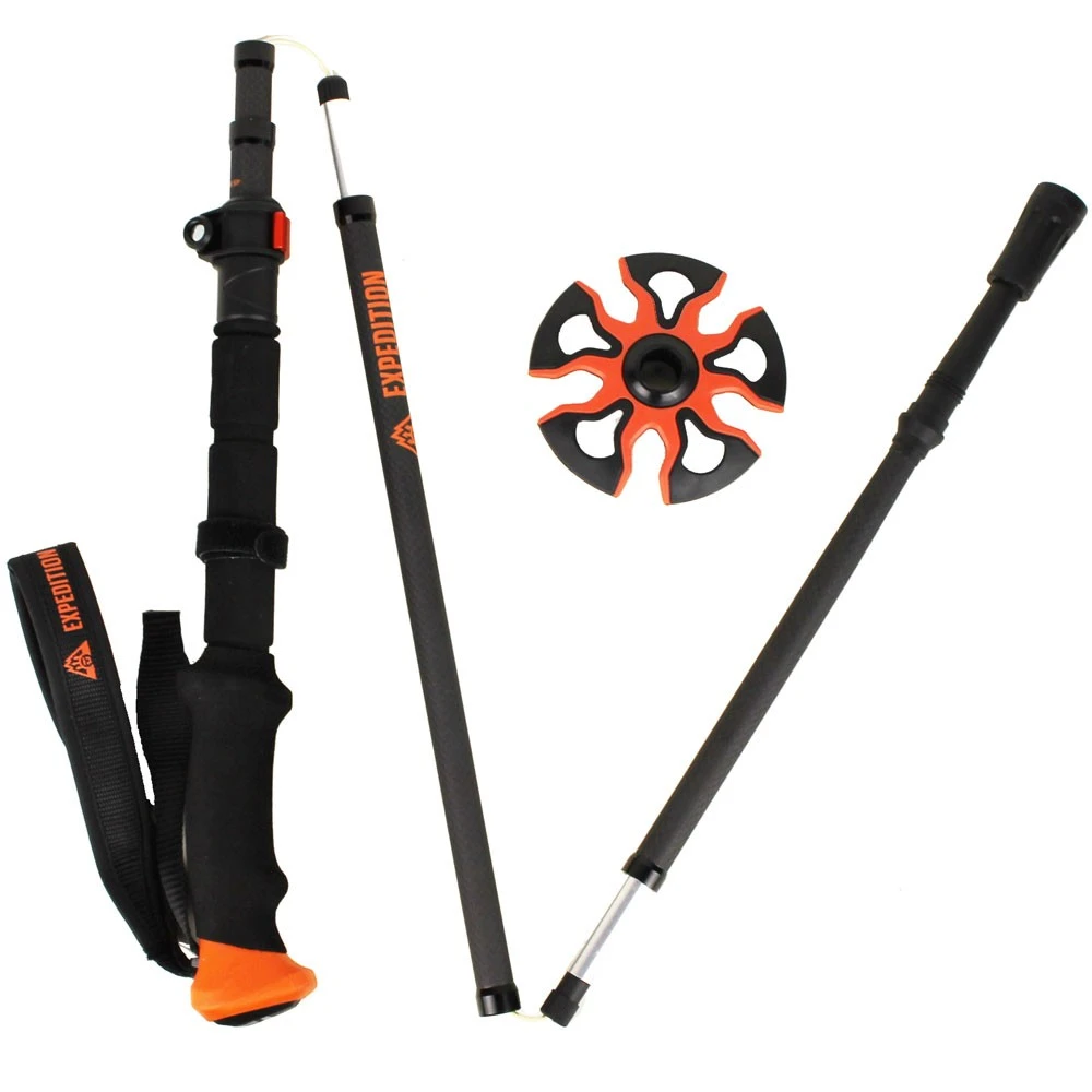 Brandneu ???? Union Carbon Poles Teleskopstöcke Orange Damen, Herren ???? 1 Brandneu ???? Union Carbon Poles Teleskopstöcke Orange Damen, Herren ????