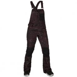 Rabatt ⭐ Volcom Swift Bib Snowboardhose Black Floral Print Damen ????