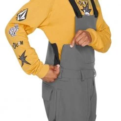 Coupon 😀 Volcom Roan Bib Skihose Dark Grey Herren 👏 -BURTON SHOP unnamed file 147