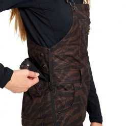 Alternative view of Besorgen ???? Burton Avalon Bib Short Winterhose Animal Mashup Damen ????