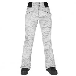 Bestes Angebot ???? Volcom Battle Stretch Highwaist Schneehose White Tiger Damen ⌛