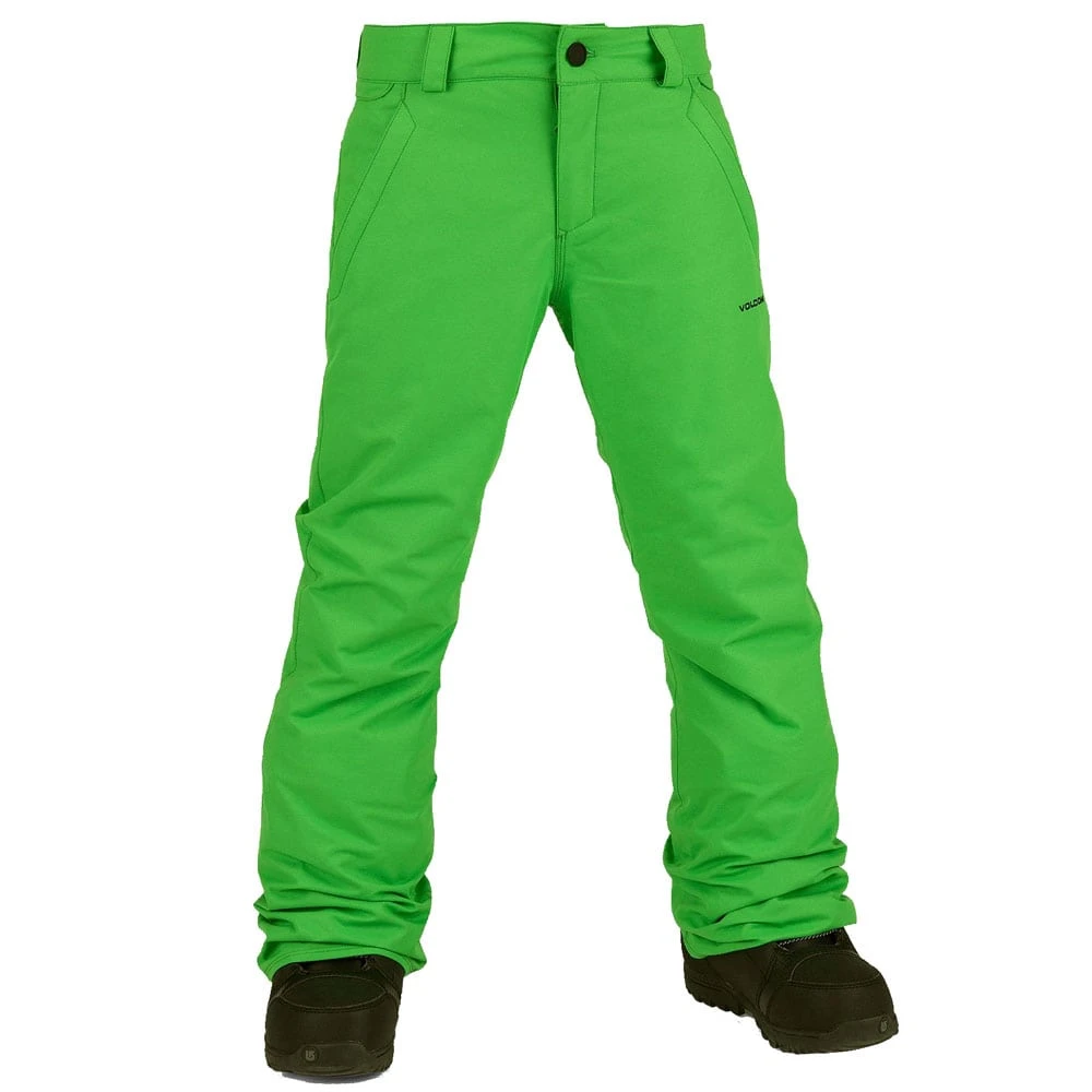Neu ???? Volcom Freakin Snow Chino Snowboardhose Green Kinder ???? 1 Neu ???? Volcom Freakin Snow Chino Snowboardhose Green Kinder ????