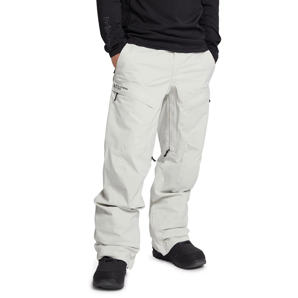 Neu ???? AK Burton Swash Snowboardhose Solution Dyed Light Gray Herren ???? 1 Neu ???? AK Burton Swash Snowboardhose Solution Dyed Light Gray Herren ????